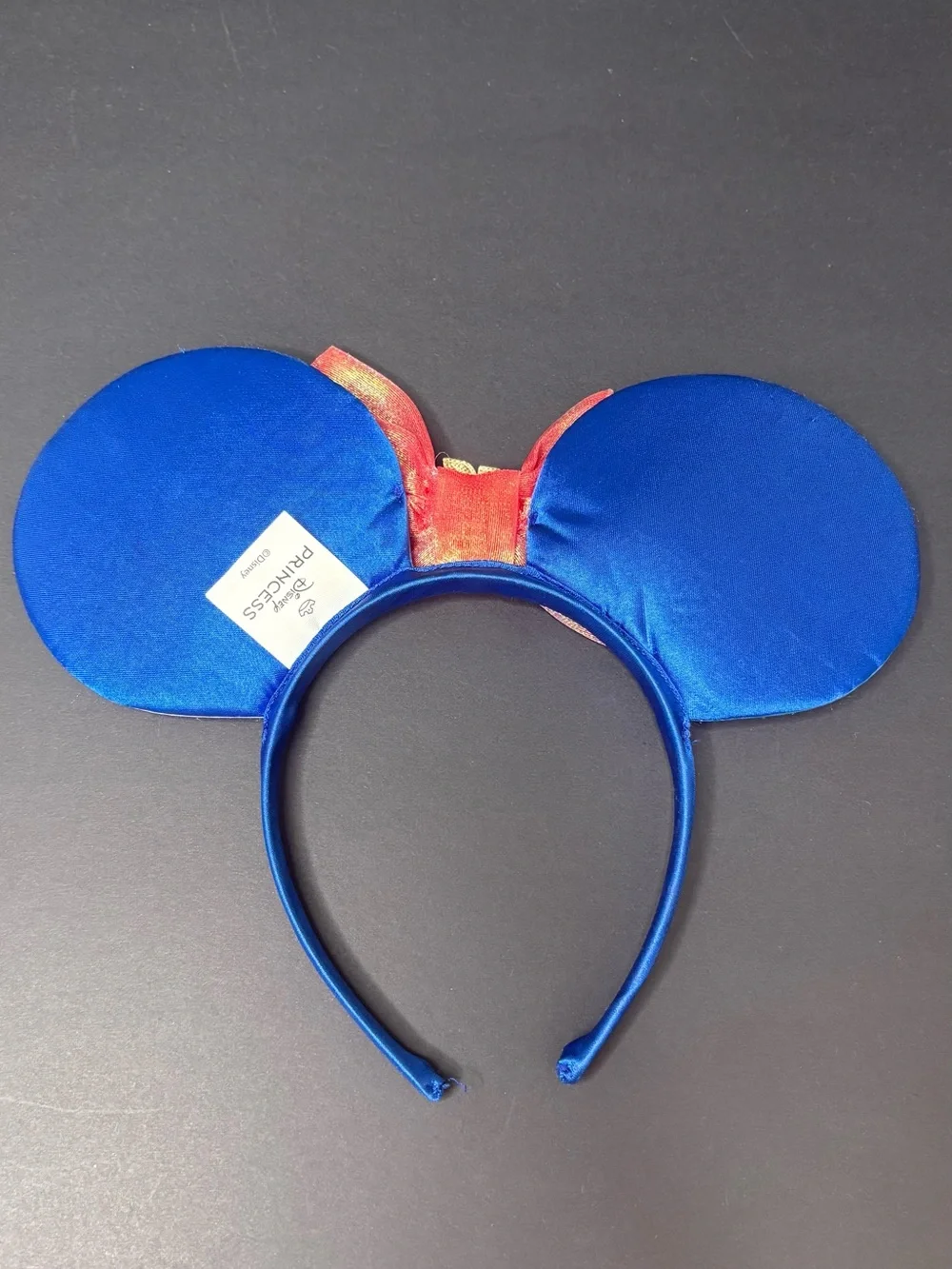 Disney Blue & Red Snow White Apple Bow Minnie Ears Headband